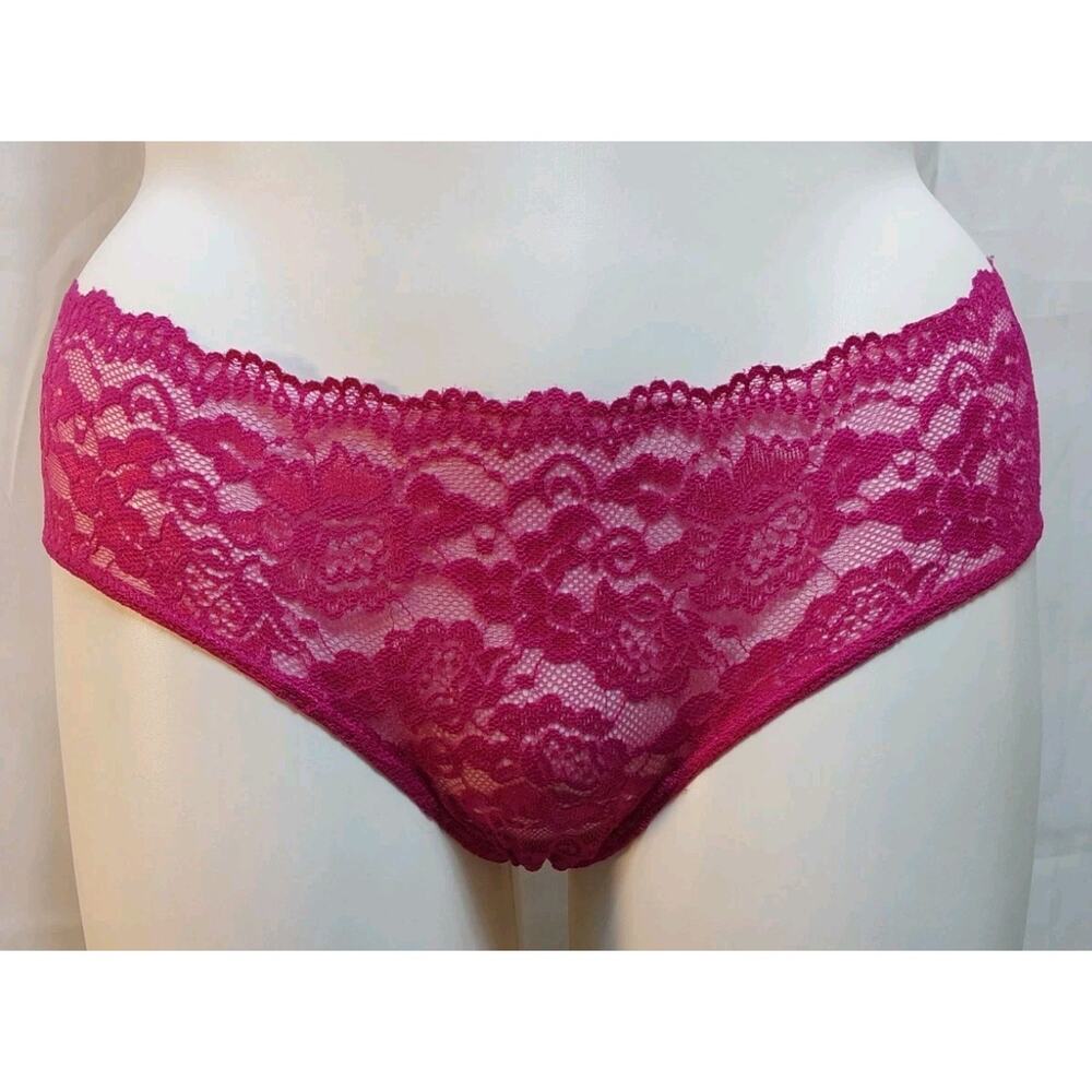 Torrid Size 0 Pink Lace Hipster With Bow Cage Back 4 Pack